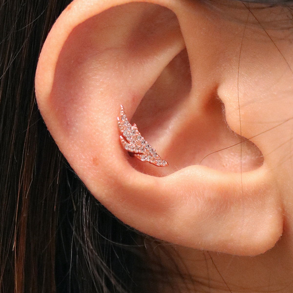 Cubic wing leaf piercing